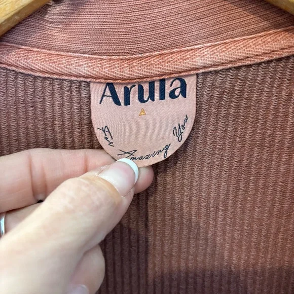 ARULA Corduroy Jacket in Dusty Rose - Picture 4 of 11